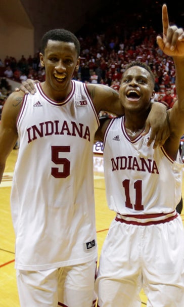 Williams helps No. 22 Indiana hold off No. 17 Purdue, 77-73